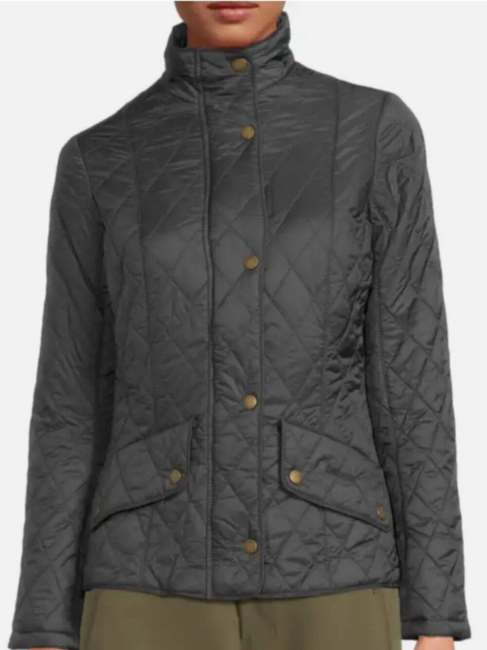 Navy/ Navy ~ Barbour Flyweight Cavalry Quilted Jacket MSRP$260 ~ British Chic